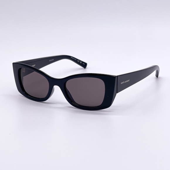 NEW  SAINT LAURENT SL593 001 BLACK WOMEN SUNGLASSES SAINT LAURENT SL 593 001 - Picture 5 of 15